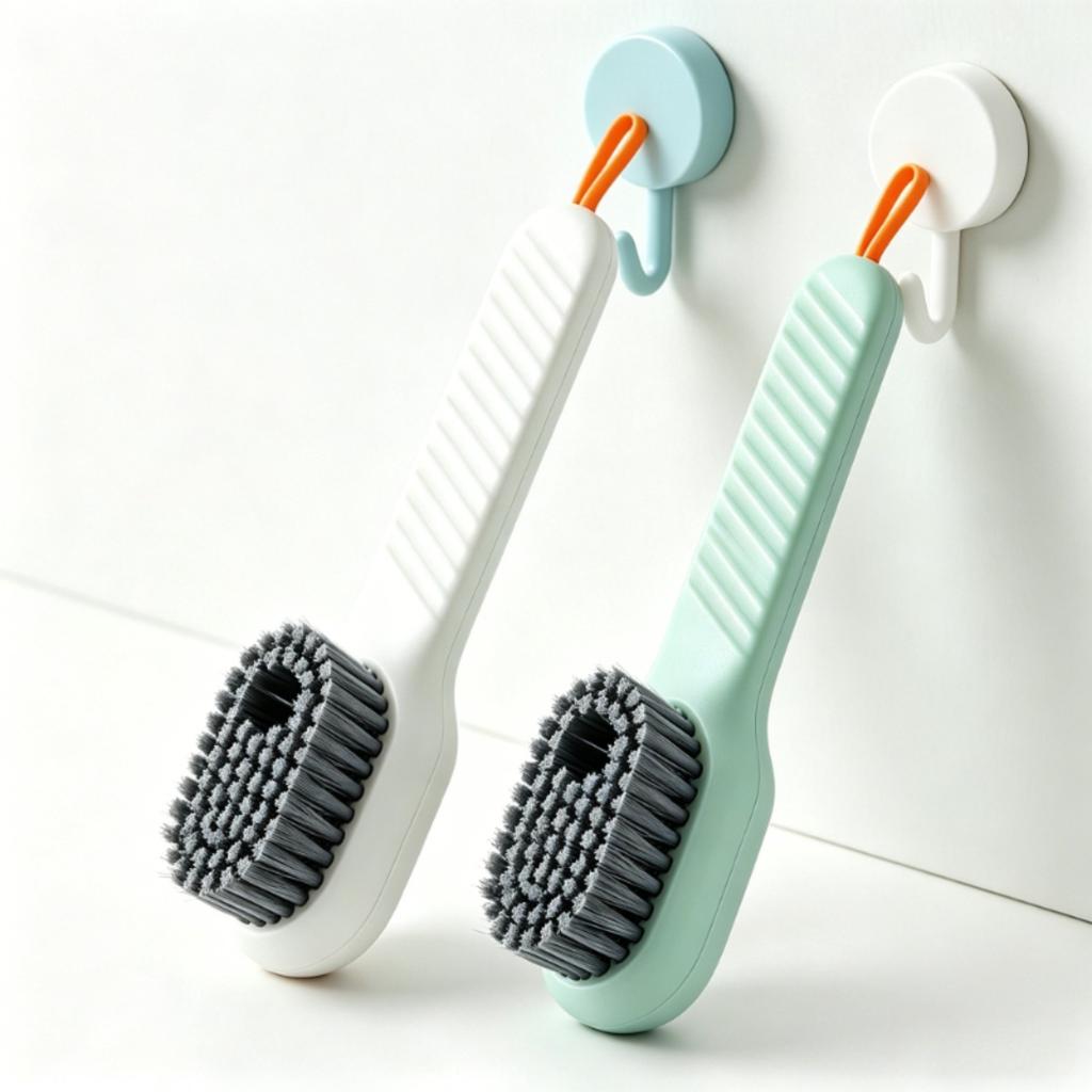 Multi Functional Liquid Shoe Brush, Household Press Type Liquid Shoe Washing Brush, Shoe Cleaning Tool,press Type Soft Bristle Clothing Cleaning Brush