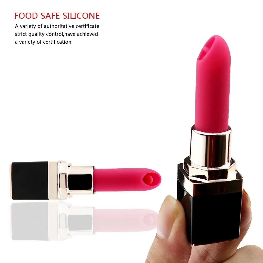 10 Speeds Mini Lipstick Vibrator Portable Bullet G-spot  Massage Clitoris Stimulator Erotic Product Sex Toys for Women