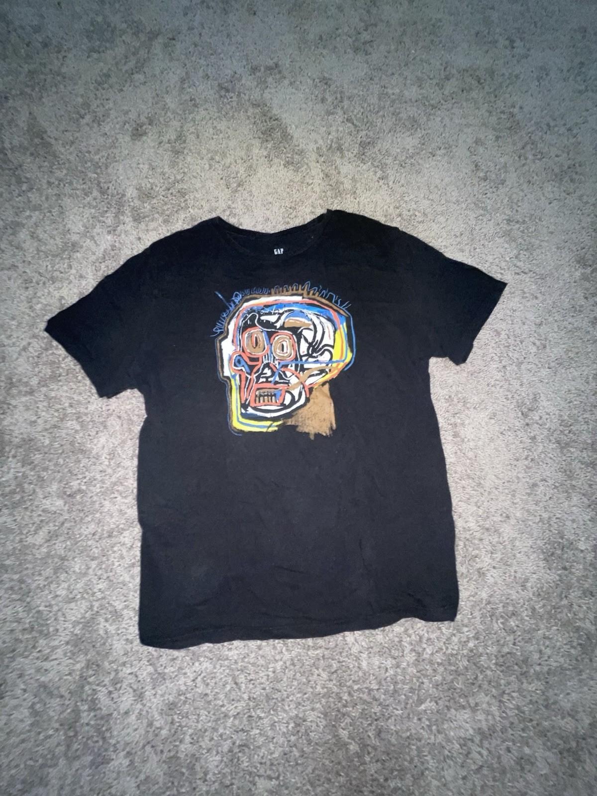 Jean Michel Basquiat Skull Graphic Tee From Gap Xl S разноцветный