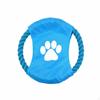 Dog Training Throw Disc Oral Grinding Gliding Bite Resistant Rope Toy for Dogs,