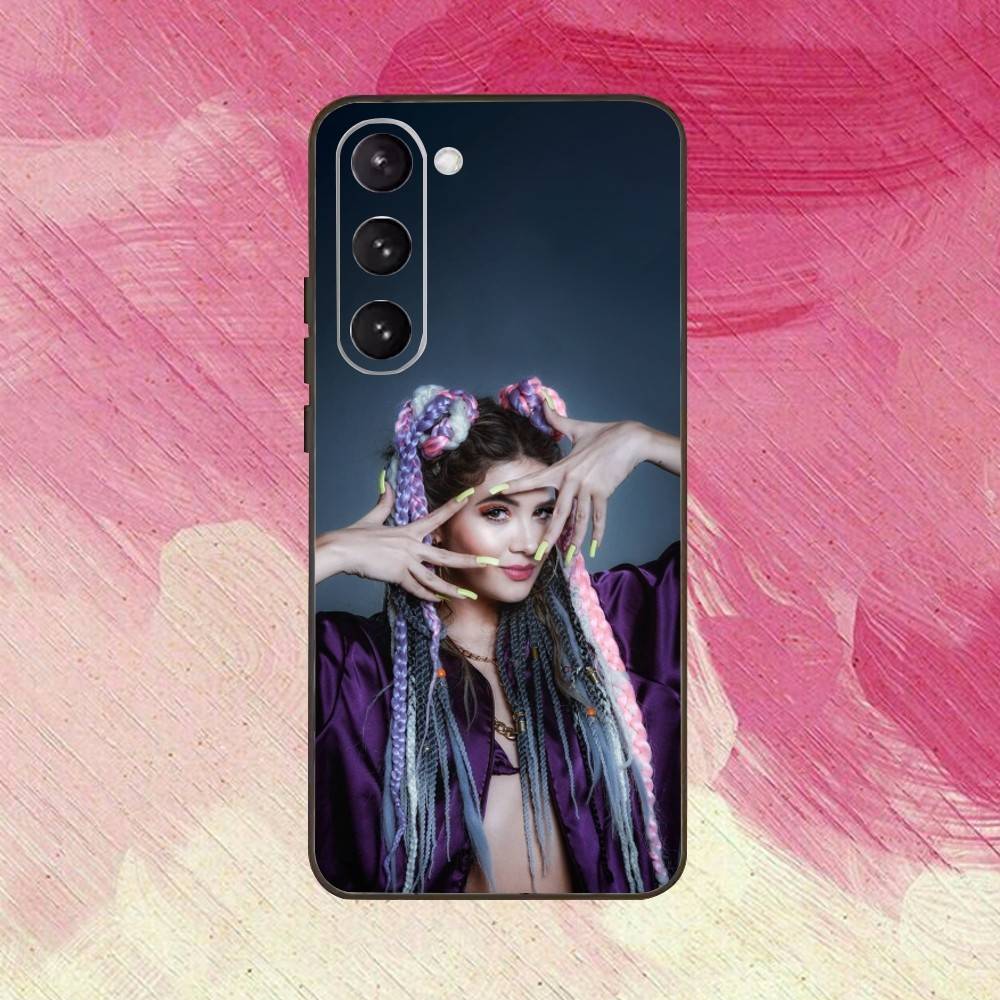 Q-Queen of Flow La Reina Del Flow-ES Phone Case For Samsung Galaxy A73,A72,A71,A70,A53,A52,A51,Soft Silicone Black Cover