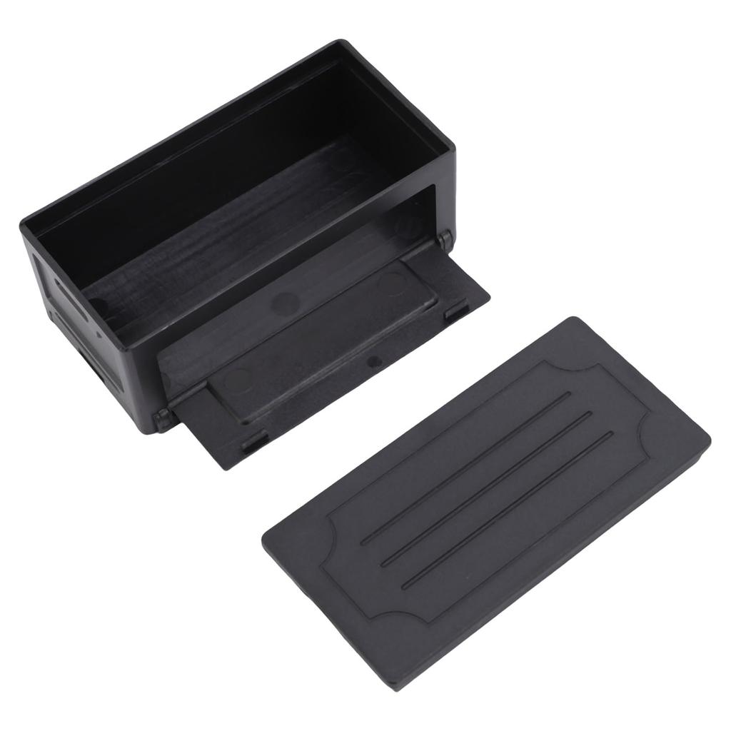 Dekoracyjne pudełko na model samochodu Symulowana skrzynka narzędziowa Walizka do przechowywania bagażu dla RC Pojazdu terenowego i inżynieryjnego Czarny