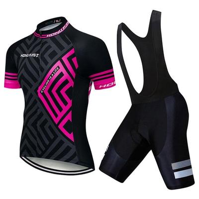 Professionele zomer korte fietskledingset heren/dames sporttruien pakken