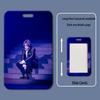 Xue Zhiqian Sliding Plastic Card Holder: Student ID, Meal Card, Name Tag, Work Pass, Bus Access