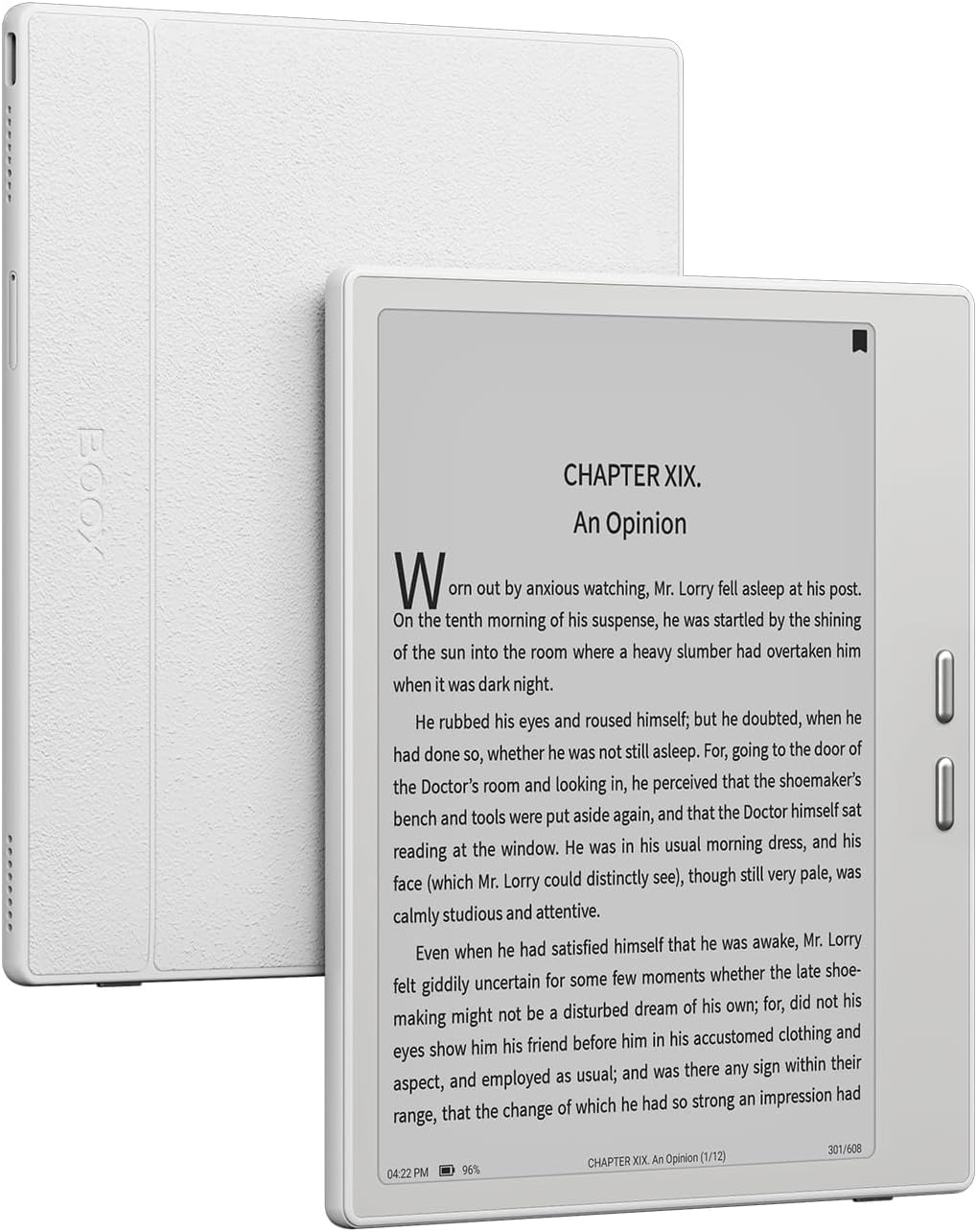 

BOOX Go 7 E-Reader, 7-inch Black and White, 64GB, 300ppi, Android 13, Front Light, BT WiFi (White)