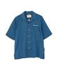 Avirex Double Dragon Souvenir Short Sleeve Size M Shirt, Men's Shirt, (110), Blue, 783-5123013