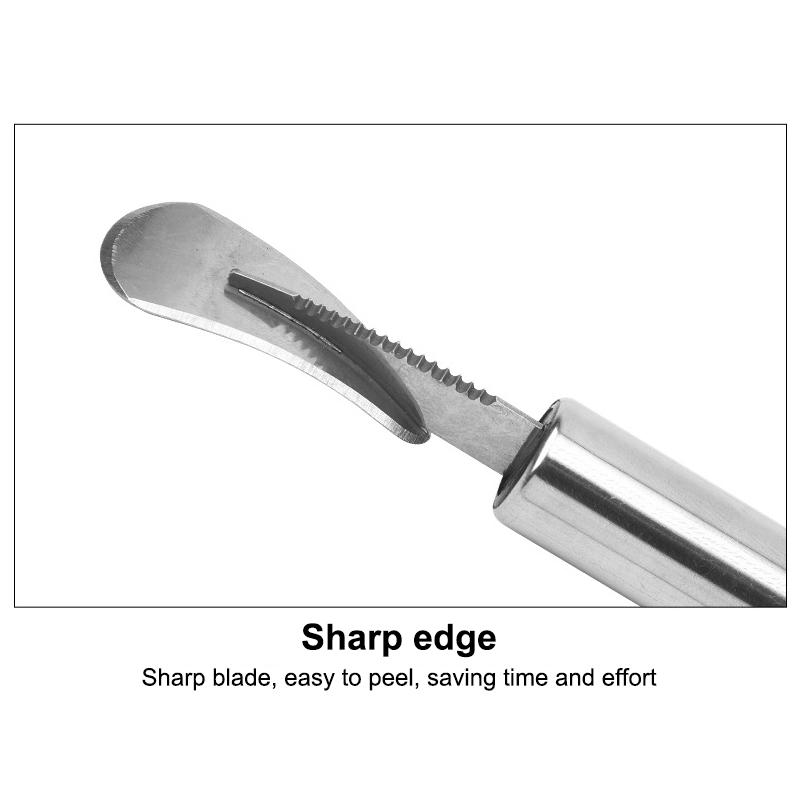 Stainless Steel Orange Peeler Citrus Peeler Tool With Comfortable Handle Fruit Slicer Cutter Remover For Kitchen