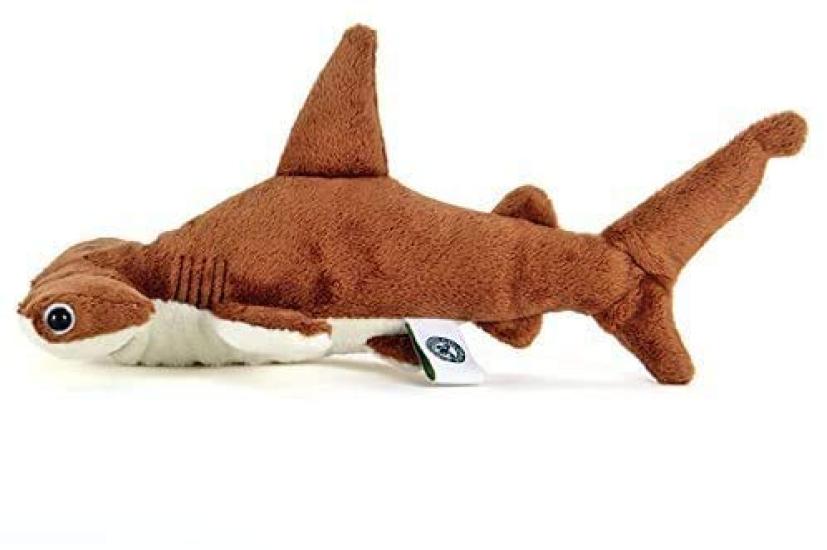 Calorata Scalloped Hammerhead Shark Plush Toy Realistic Shark Animal Toy Doll Gift Present Birthday Christmas Present (Small/Soft Touch) (Twice