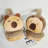 Cute Plush Capybara Earmuffs Warmer Ear Cover For Women Men Winter Warm Earflaps Outdoor Cold Protection Cycling Ear-Muffs