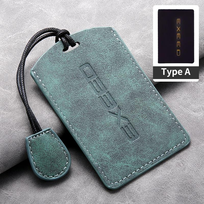 

Sheepskin Car Key Case for Chery Exeed RX VX LX TXL FL NFC Card Remote Protection Guard Cover Shell Keychain Fob Accessories