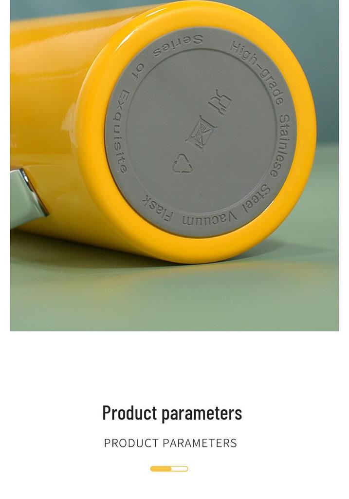 Maternal & Infant 316 Stainless Steel Thermos Pot with Smart Temperature Stewing and Portable Tea Infuser.