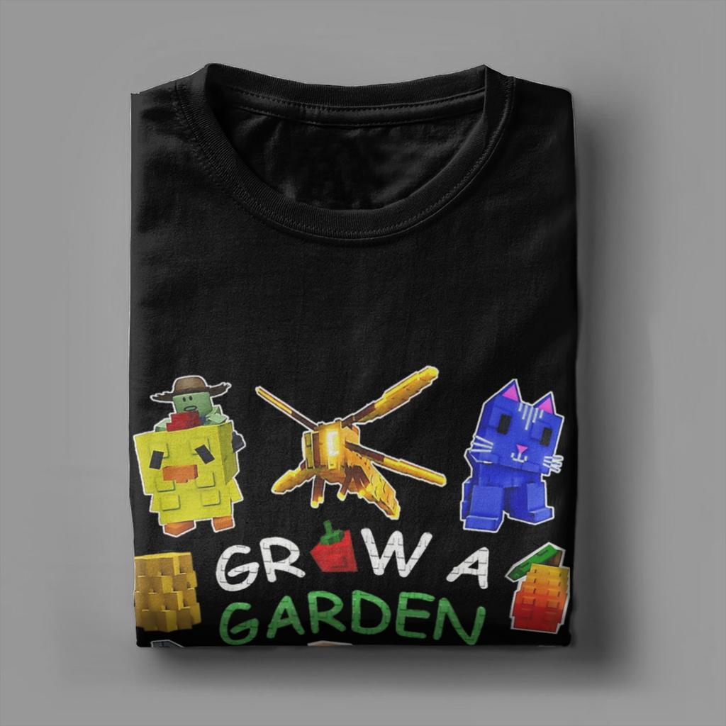 Men's Grow A Garden Game T Shirts  Pure Cotton Clothes Crazy Short Sleeve Crew Neck Tee Shirt Gift Idea T-Shirt