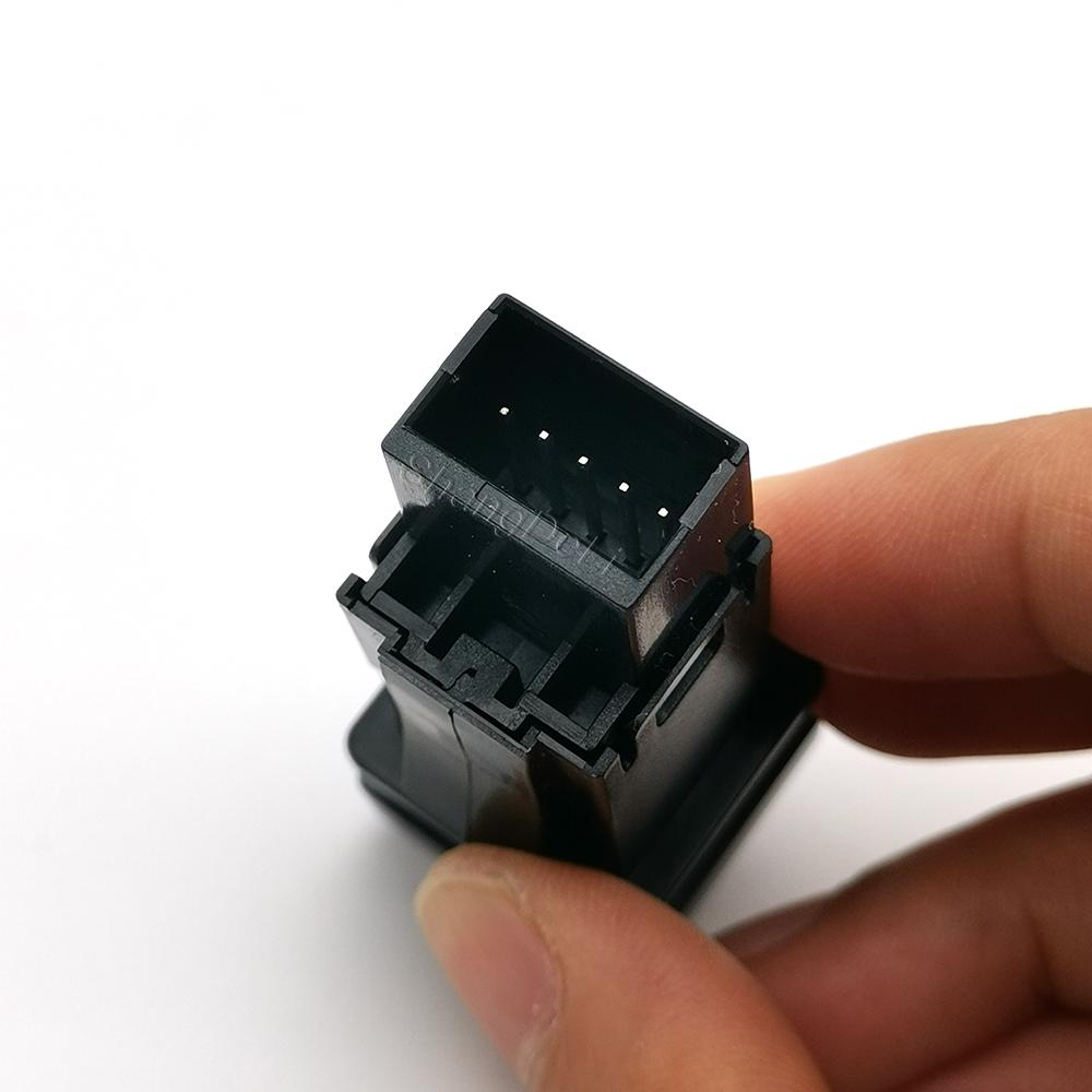 1PC Car LED DRL Radar Power on Off Fog Light Fan Seat Heated Switch Button with Wire Fit for Isuzu D-MAX 2021- 2023