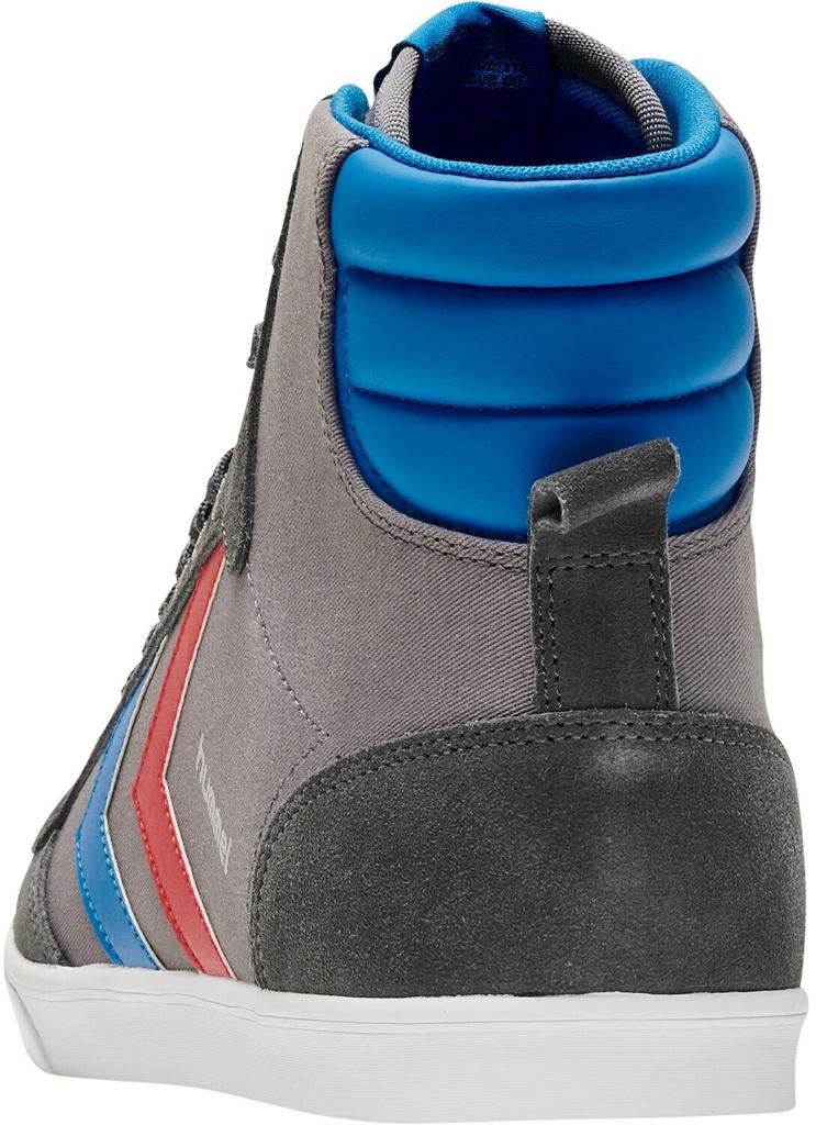 Кроссовки Hummel Slimmer Stadil High Canvas castle rock/ribbon red/brilliant blue