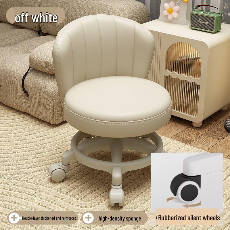 Adjustable Rolling Stool for Kids: Walk Learning, Shoe Changing, Grout Cleaning, Silent Mopping, with Wheels