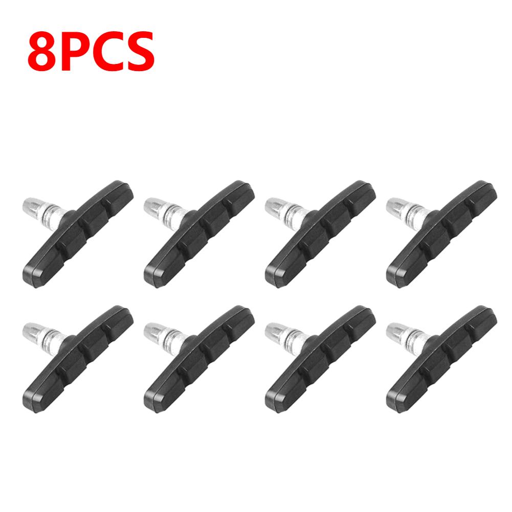 2-10PCS MTB Mountain Bike Brake Blocks Set Rubber Bicycle V-brake Shoes Pads Road Riding Cycling Accessories