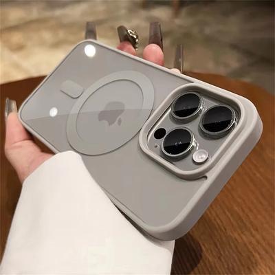 Iphone 17 Transparent Magsafe Magnetic Case For iPhone 16 15 14 13 12 11 Pro Max Plus Mini Wireless Charging Hard Protect Cover