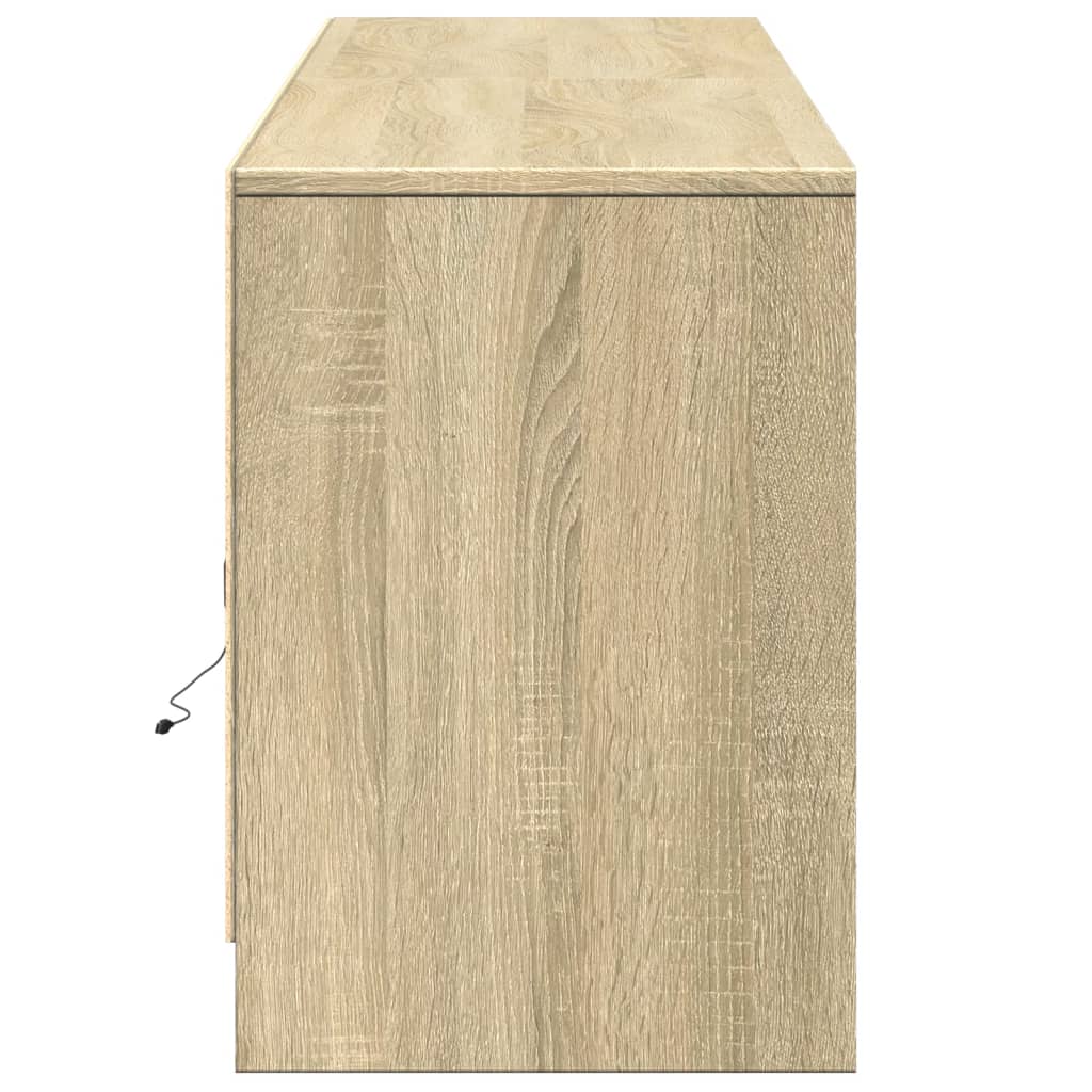 Vidaxl Szafka Pod Tv Z Led, Dąb Sonoma, 180X34X50 Cm