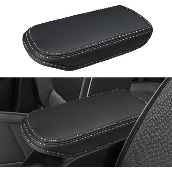 INTGET Center Console Cover for 2024 2025 Chevy Trax Leather Armrest Cover Middle Arm Rest Cover Central Console Lid Protector for 2024 2025