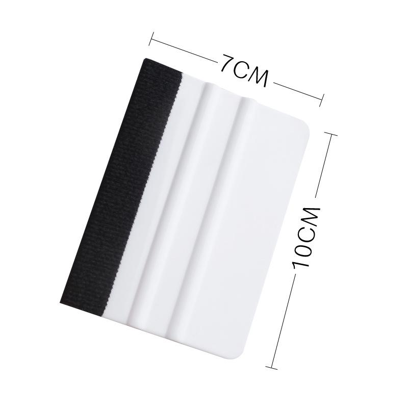 Transparente Autofolie Werkzeug - Unsichtbarer Folienrakel mit Tuch für Farbwechsel