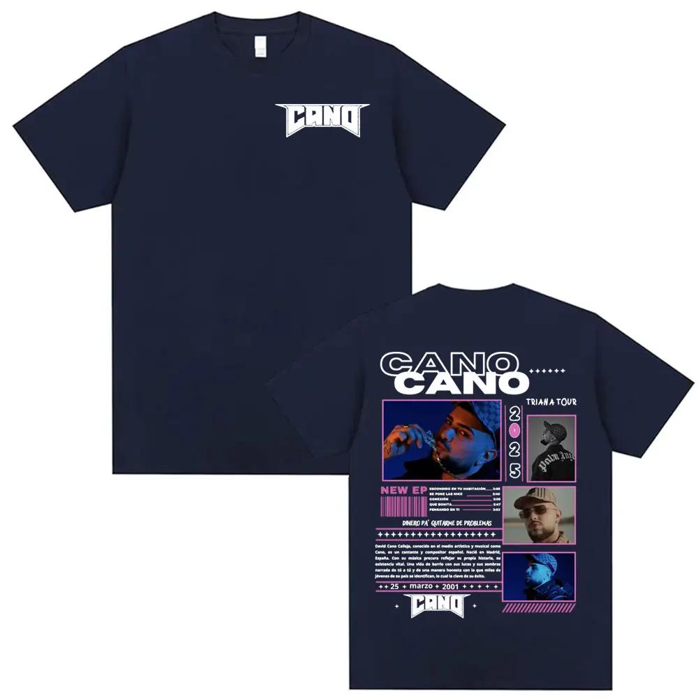 

Rapper Cano Triana Tour Album Printed Tshirts for Unisex Women Harajuku Hip Hop Street Tshirt Casual Cotton Oversized T Shirt 3XL