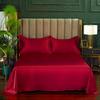 High End Satin Sheets, Soft And Comfortable Solid Color Sheets, Luxurious Single And Twin Bed Sheets