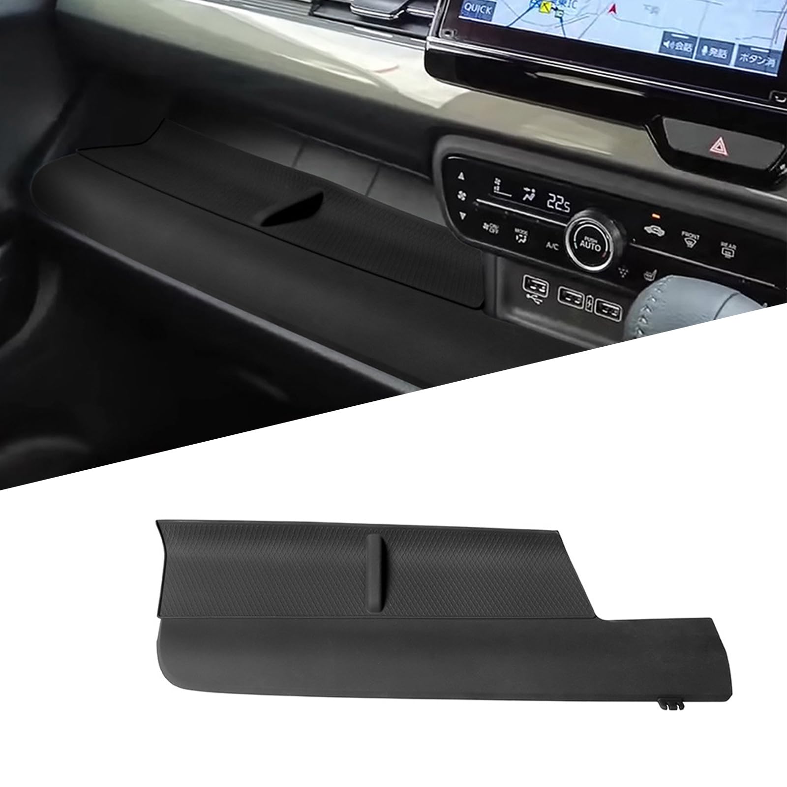 

FDAIUN Passenger Seat Tray Panel Silicone Mat for Honda Rubber Mat with and Silica Custom Interior Specific to Honda Easy 1 Piece Non-Slip N-WGN (2nd