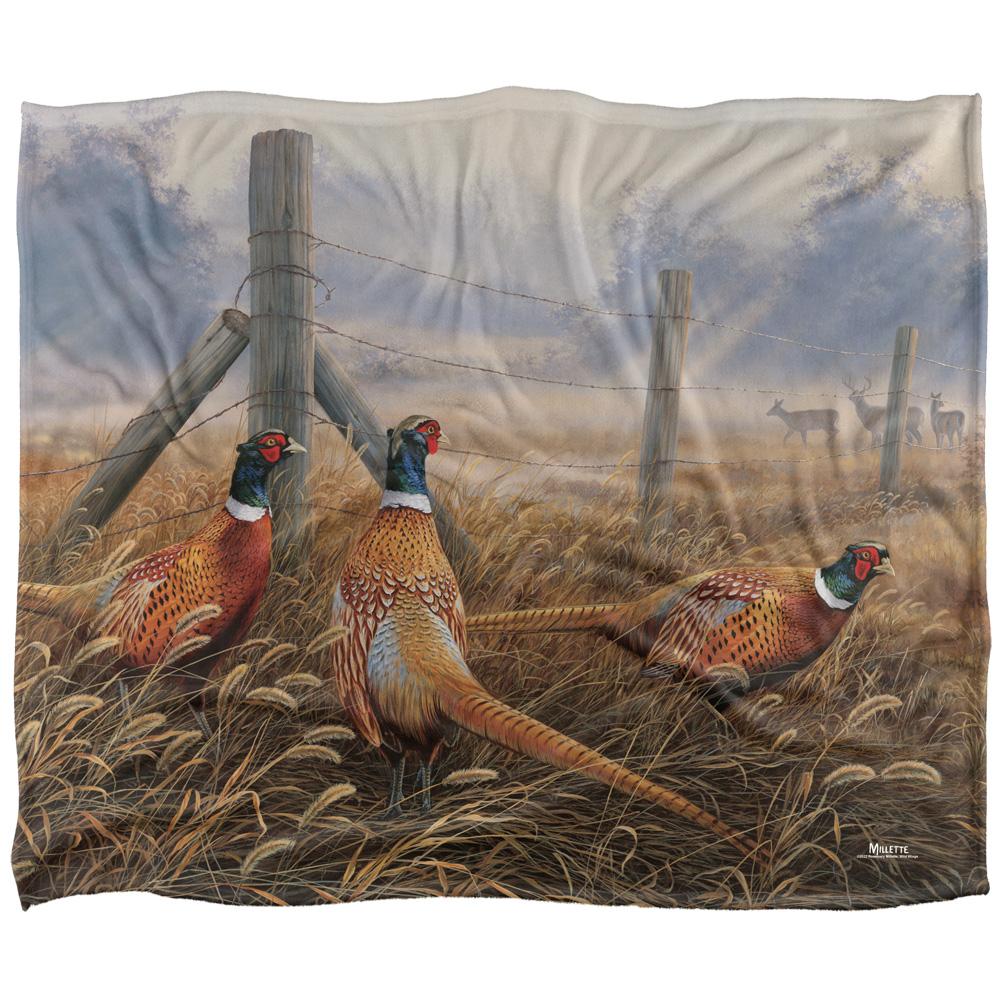 Wild Wings Pleasant Silky Pheasant Supersoft Blanket