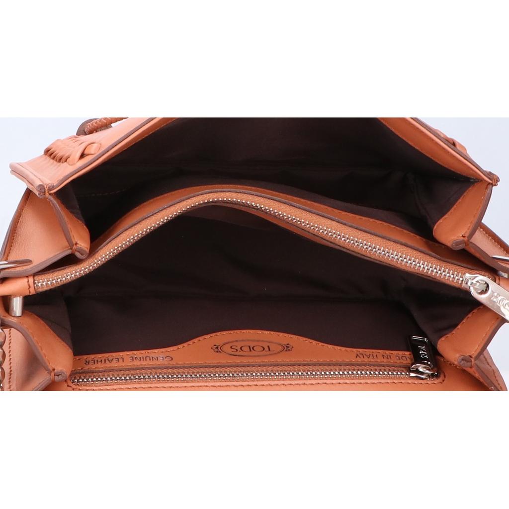 TOD'S Double T Chain Shoulder Bag Shoulder bag BrownUsed