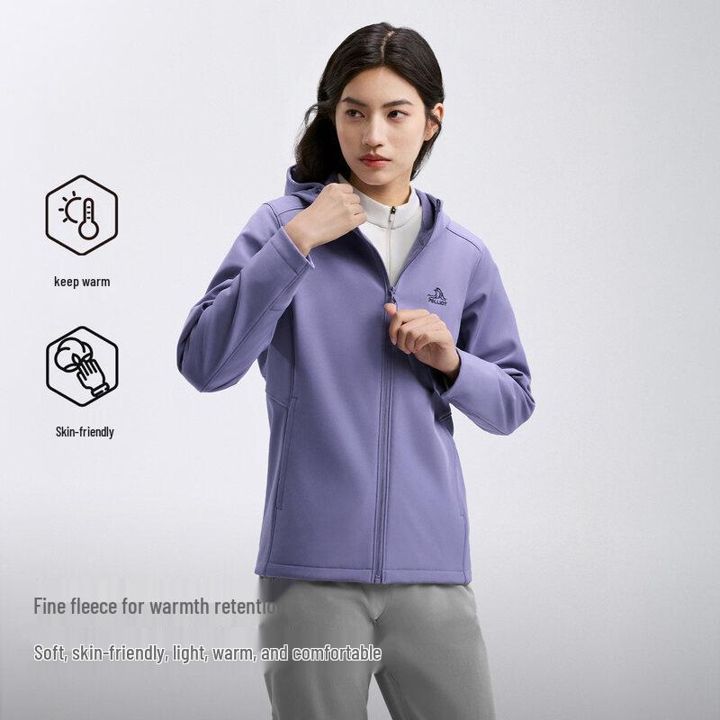 Pelliot Outdoor Fleece-Lined Windproof Hiking Jacket