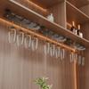 Single-row Design Wine Glass Holder 2/3/4 Slots Wine Glass Storage Shelf  Kitchen Use
