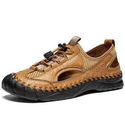 39-48 Summer Men's Casual Shoes Breathable Mesh Casual Sneakers Sandals for Men Mens Leather Sandals