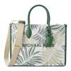 MICHAEL KORS Mirella Artificial Leather Palm Leaf Jacquard Handbag, Tote Bag Medium Women's Multicolor 35S4G7ZT2U