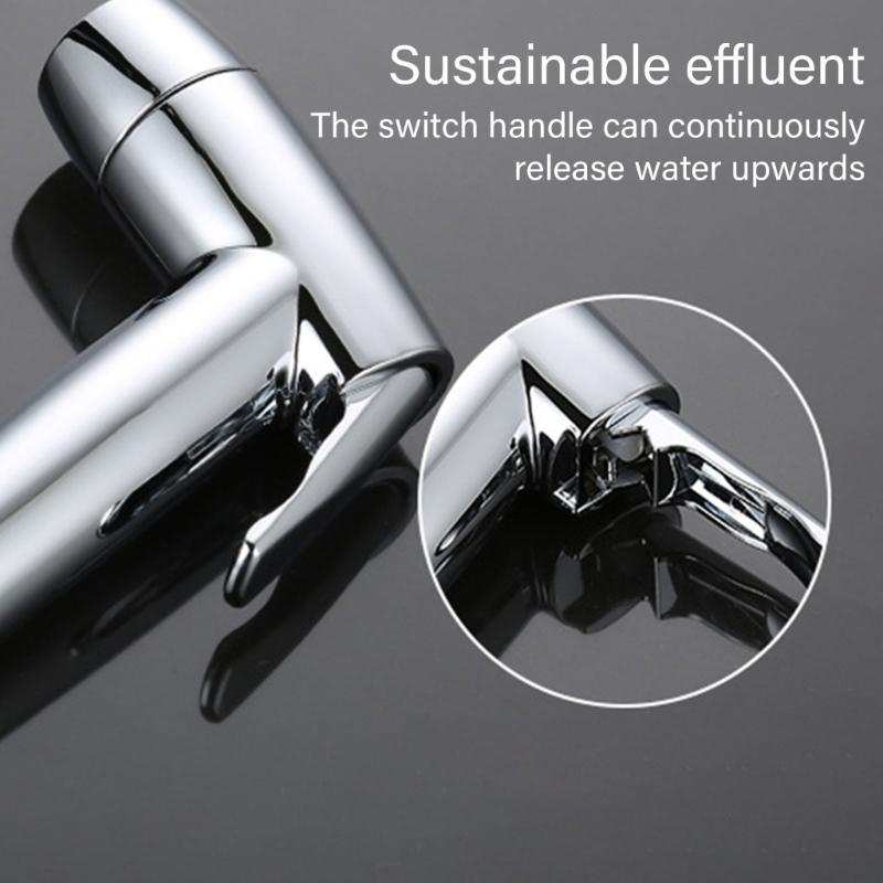 Multipurpose ABS Bathroom Bidet Sprayer Handheld Shattaf Hygienic ABS Bidet Sprays for Toilet Cleaning & Pet Wash