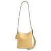 Bleecker 21 Adjustable Strap Natural Grain Leather Shoulder Bag Small Women Shoulder Bag Brass Vanilla CCX07-B4VN