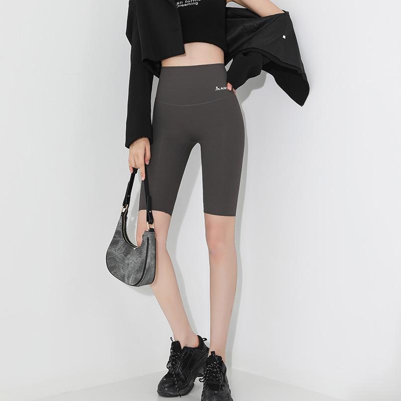 Five-point Ice-skin Shark Pants Women's Summer Thin Yoga Pants Women's Hip Lift, Abdomen and Backing Barbie Pants Thin Summer