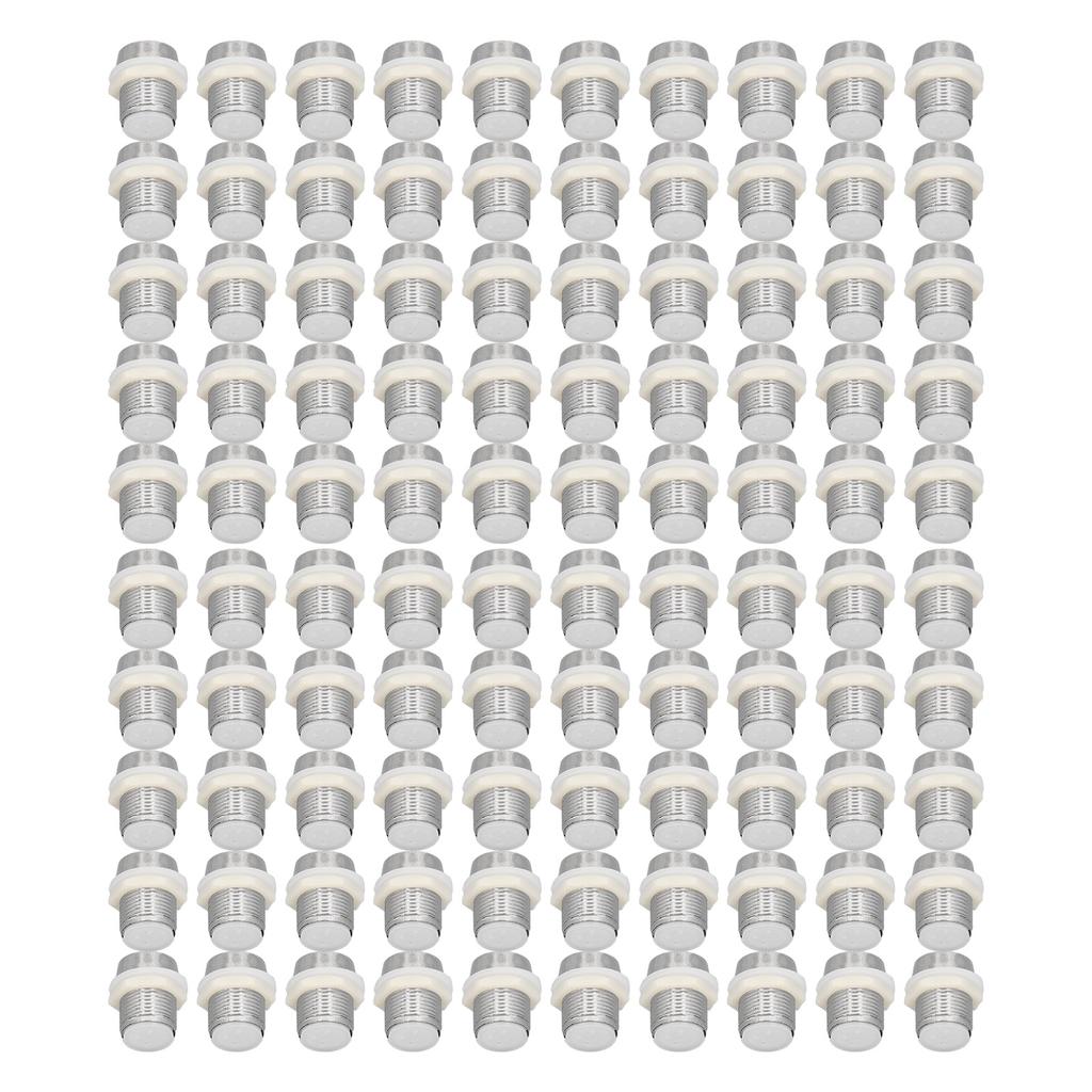 100Set LED Holder 10mm Plastic Light Emitting Diode Panel Mount Clip Accessory Set Kit