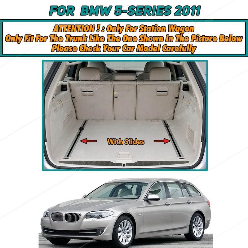 Car Trunk Mat For BMW 5 Series F11 Station Wagon 2011 Cargo Liner Carpet Interior Accessories Cover