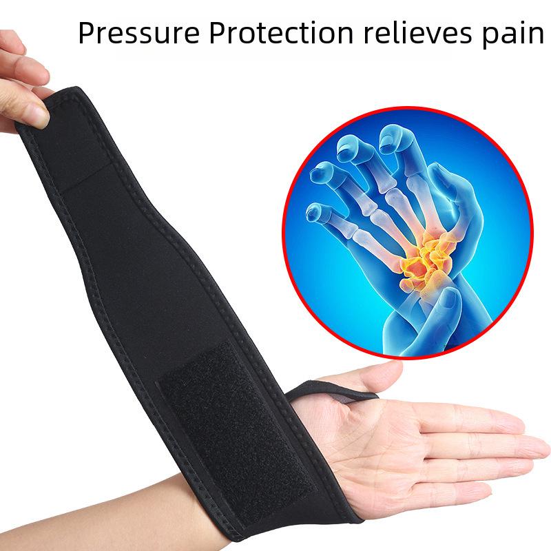 Hřejivá bandáž na zápěstí s otvorem pro sport - Basketbal, Badminton, Stolní tenis, Podpora pro cyklistiku