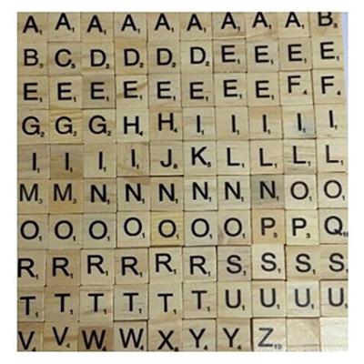 DIY English Alphabet Puzzle Literacy Box Intelligence Development Wooden Wood Buckle
