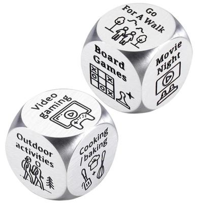 Decision Dice Game Date Night Creative Dice Game Couples Decision Dice Game Accessories Ideas Funny Steel Novelty Toys For
