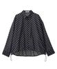 American Holik Casual Dot Drawstring Shirt [WEB Exclusive] Women's