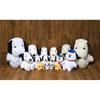 Nakajima Corporation Peanuts Snoopy Hugging Plush Toy 2L Size Black 077394-15