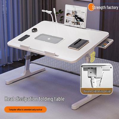 Verstellbarer, zusammenklappbarer Laptoptisch für Bett, Erker, Wohnheim, Arbeitszimmer oder Freizeit.