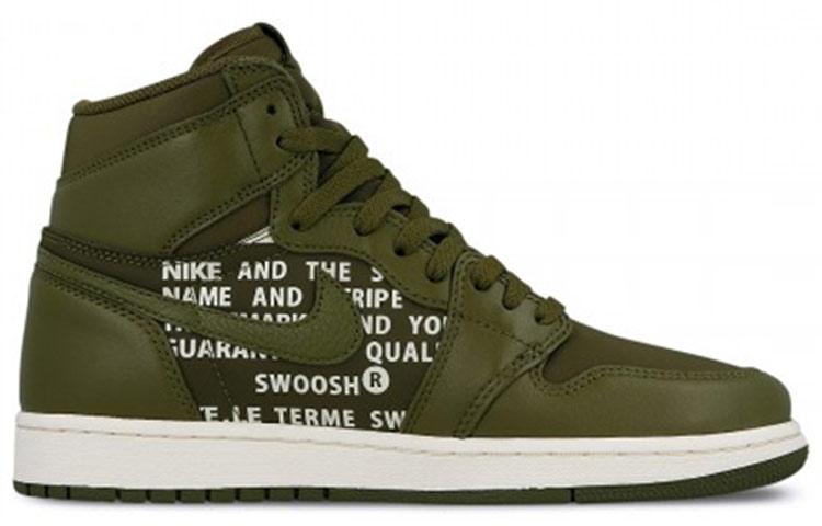 Jordan 1 Tela Retro High Oliva 555088-300