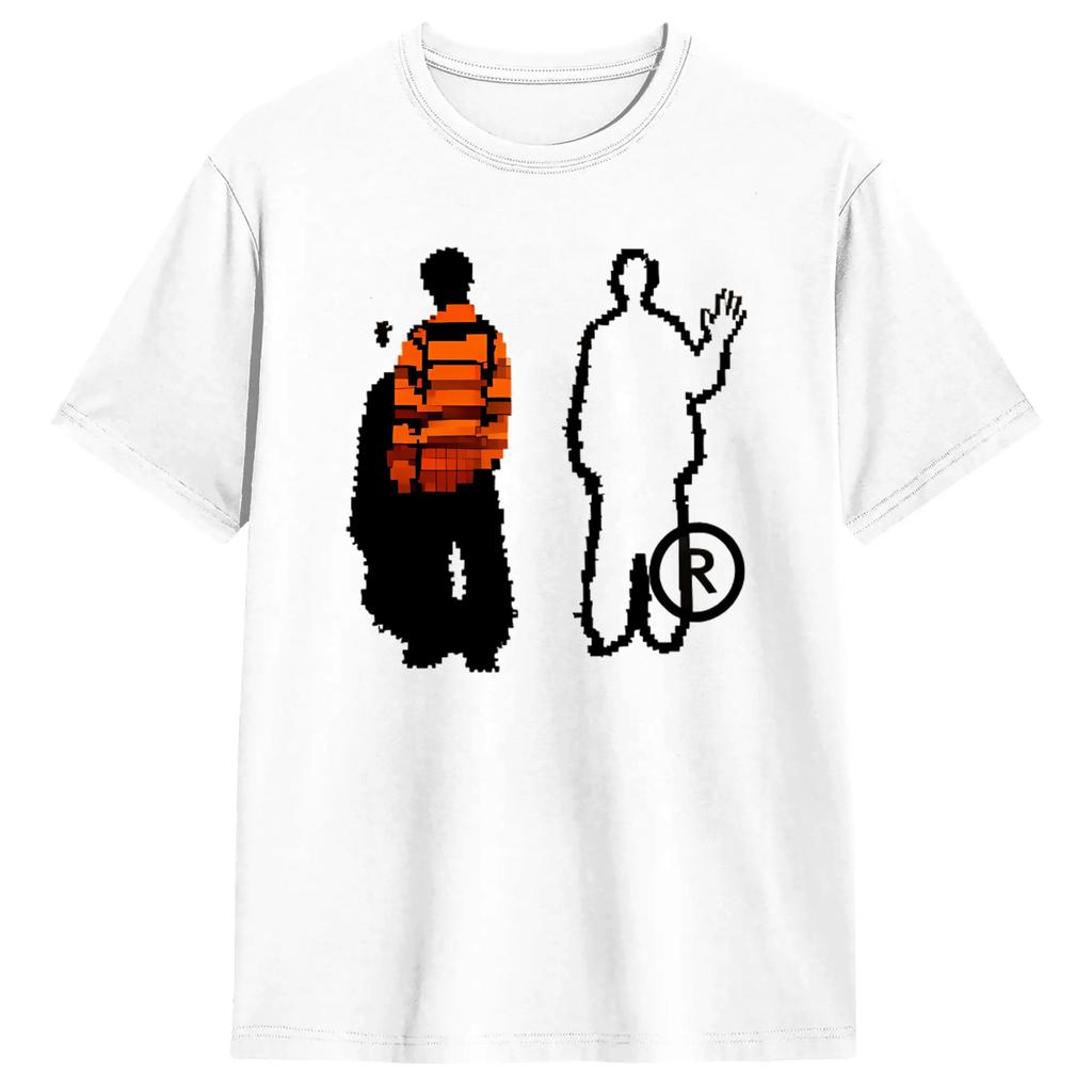 New Niche Street Style Versatile T Shirt Unisex Pure Cotton Leisure TShirt O Neck Tees Short Sleeve Clothes Gift Idea