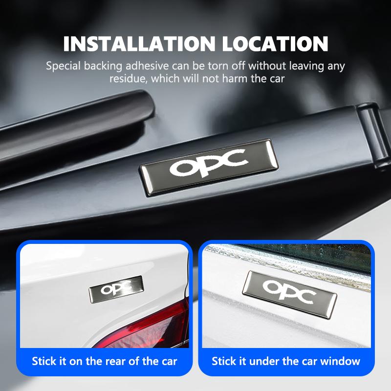 Car Sticker Metal Badge Auto Modification Accessories Decorative Decals For Opel Corsa Mokka Astra Cascada Adam Insignia Meriva