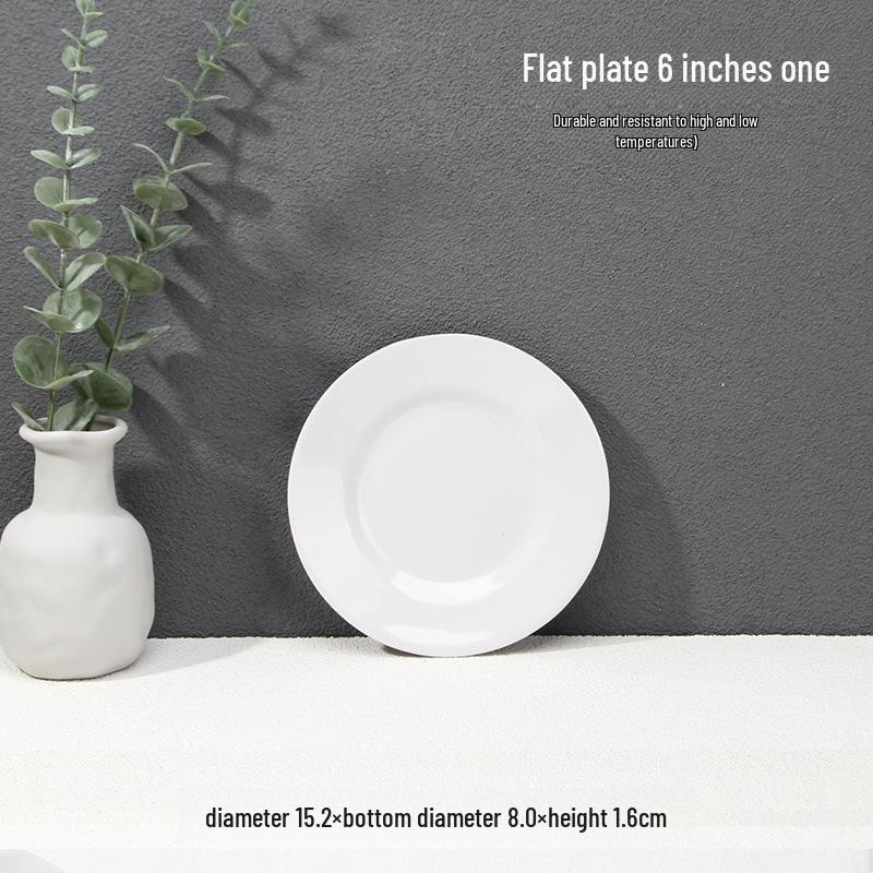 

Миска для лапши и супа A5 из белого меламина, устойчивая к высоким температурам, миска для рамена, тарелка для рисовых блинчиков, тарелка для овощей.