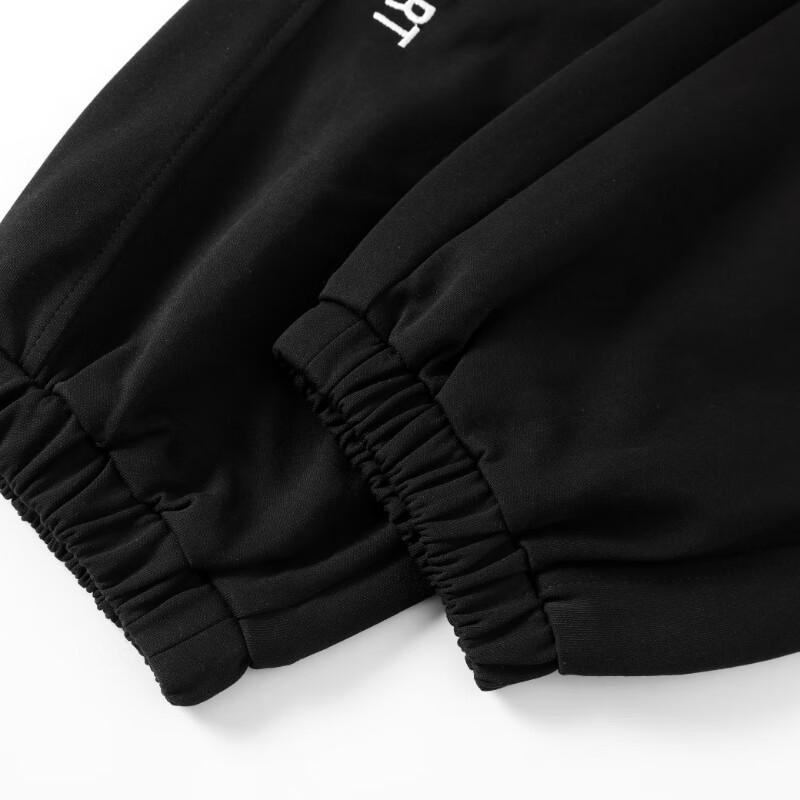 Men's Charles Heart Letter Embroidery Knit Jogger Pants