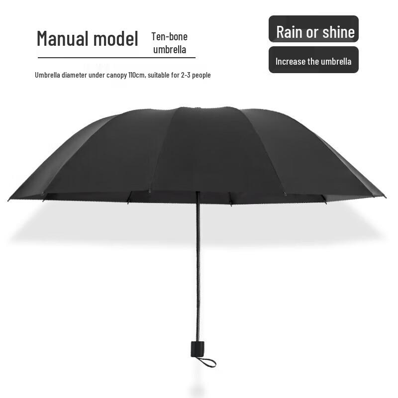 Hongye Enlarged 10-Rib UV Protection Dual-Use Umbrella